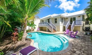 The pool at a Florida vacation home, making it one of the most fun places to stay in Florida.